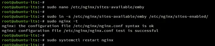 setup nginx