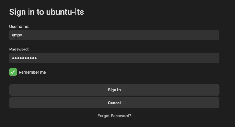 login emby