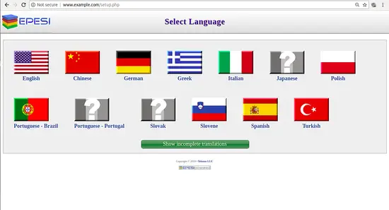 Choose your language