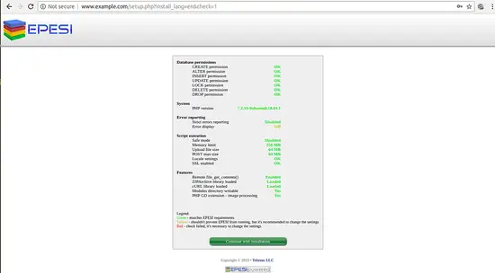 System check