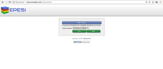 Mail settings