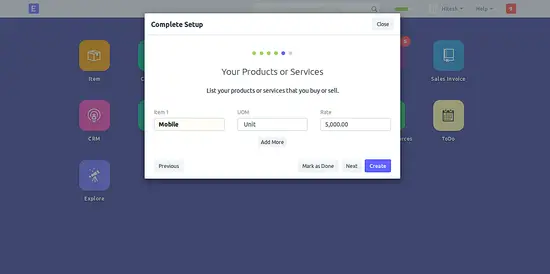 Add products