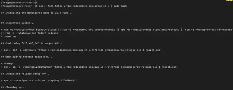 add nodesource repo