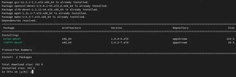 install dependencies