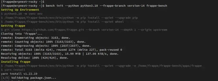 install frappe