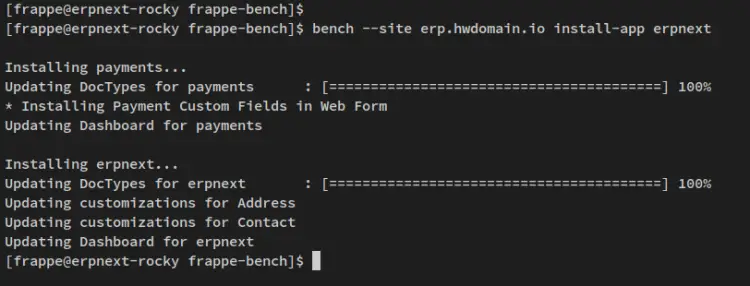 install erpenext