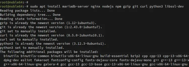 install deps
