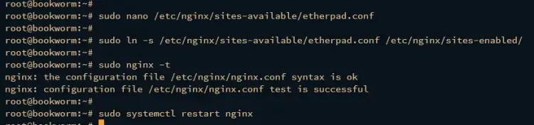 setup nginx reverse proxy