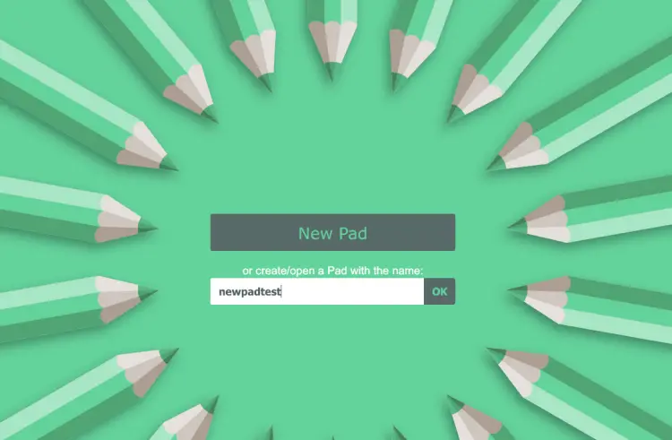 create new pad