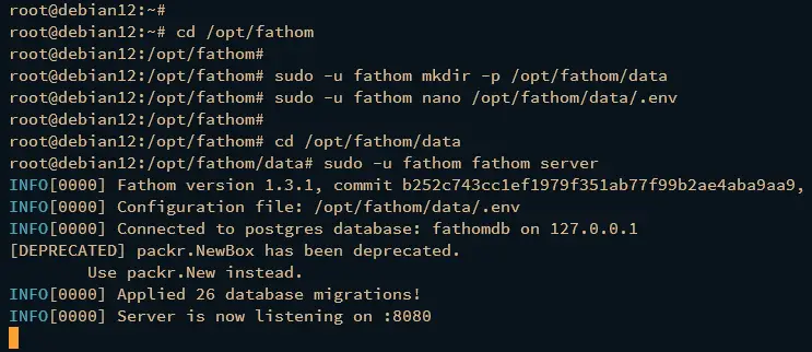 test fathom