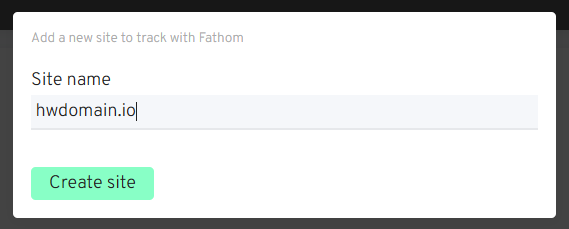 add new site