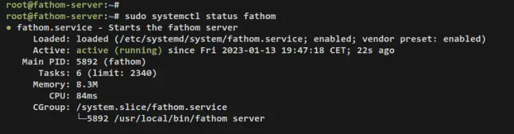 verify fathom service