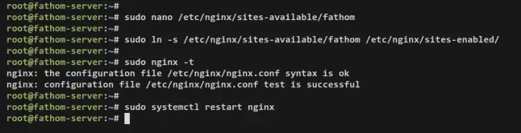 setup nginx reverse proxy