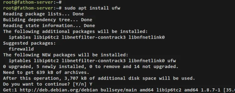 install ufw