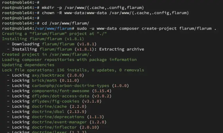 downloading flarum