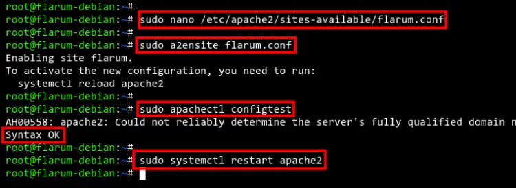 setup apache virtual host