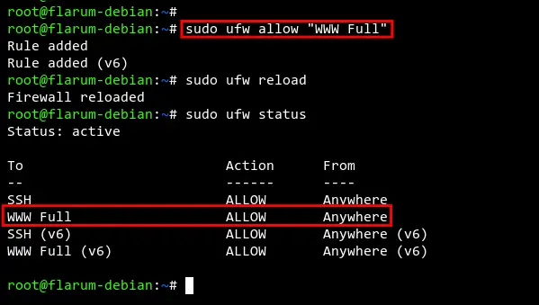 setup ufw firewall