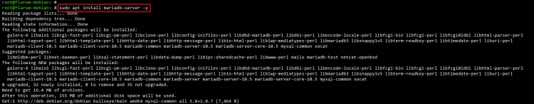 install mariadb