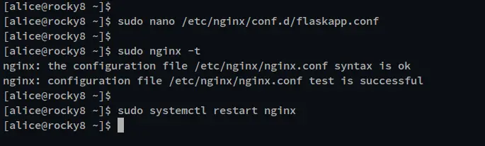 setup nginx reverse proxy