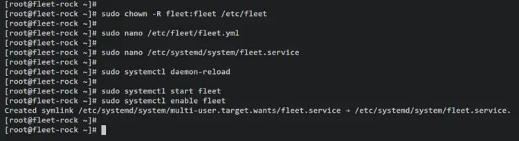 fleet start systemd