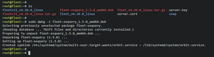 install fleet osquery