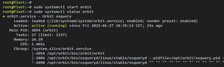 orbit status