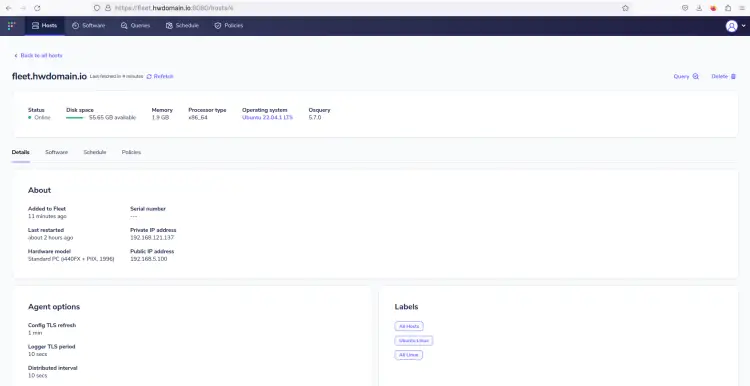 details hosts