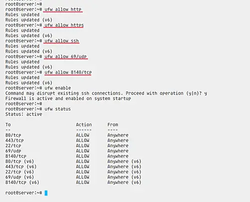 Configure UFW Firewall