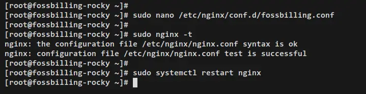setup nginx server block