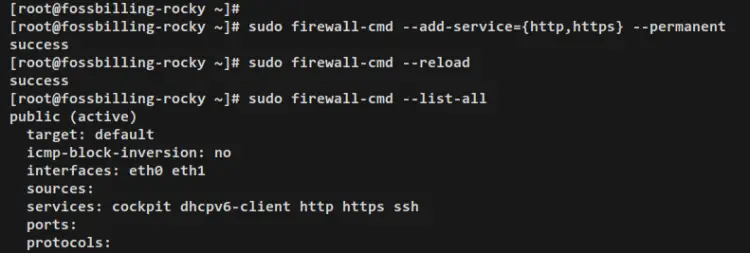 setup firewalld