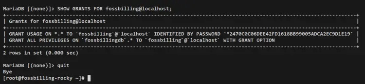 verify user database