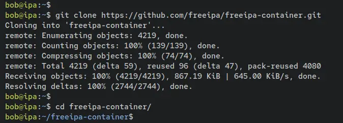 clone freeipa repository