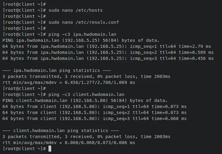 setup resolver fqdn