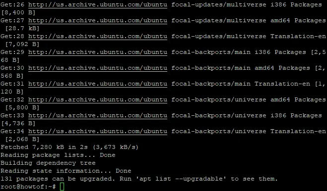 Updating your Server