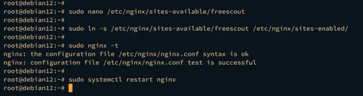 setup nginx server block