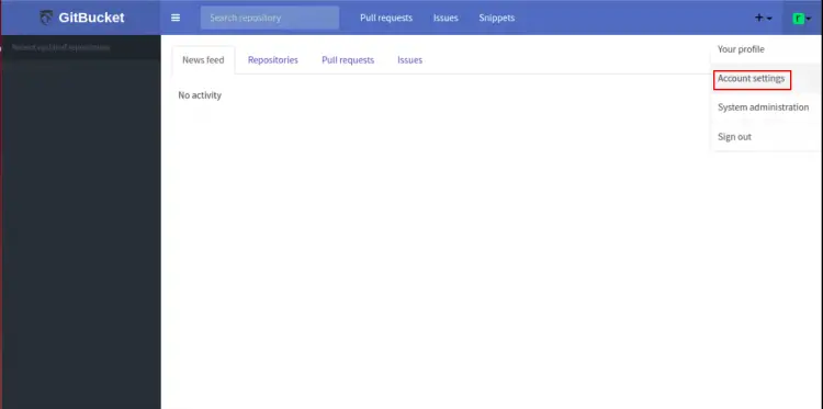 Account settings