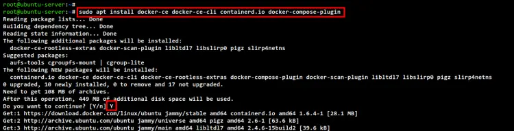 install docker and docker compose