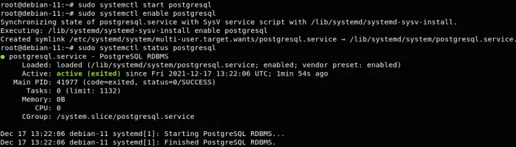 Install PostgreSQL