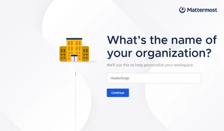 GitLab Mattermost Organization Name Signup