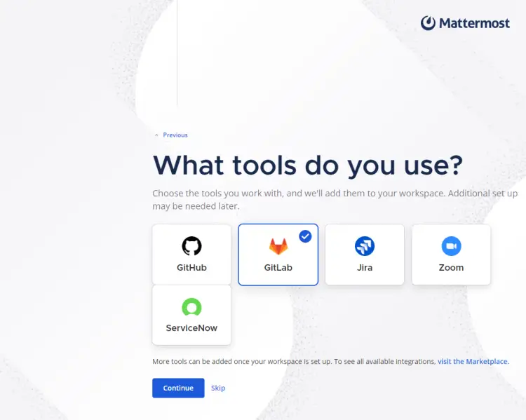 GitLab Mattermost Tools page