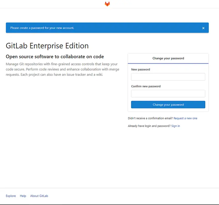 Gitlab Login