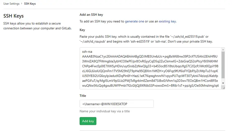 SSH Key