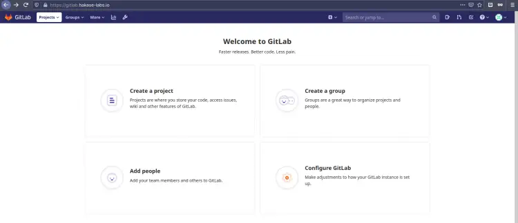 GitLab Dashboard