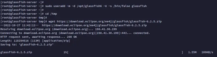 create user download glassfish