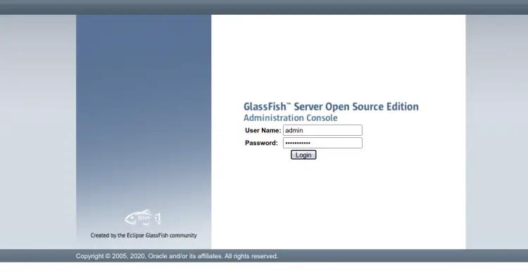 GlassFish Login