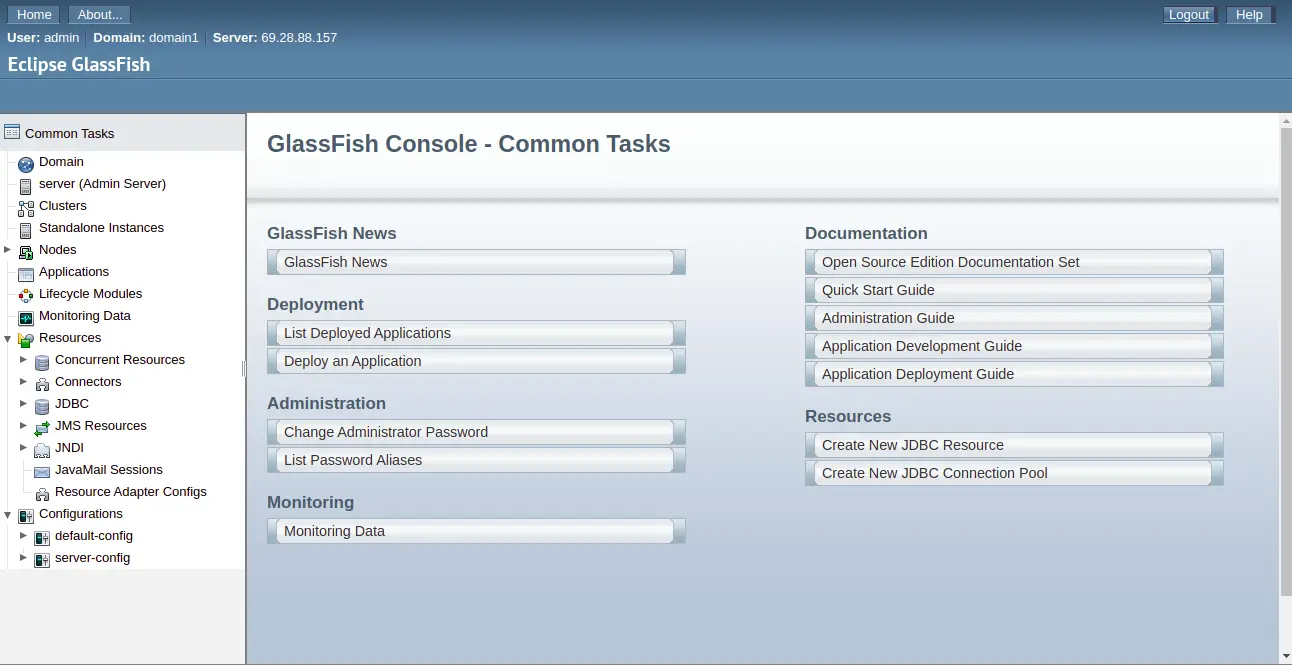 How to Install GlassFish Java Server with Nginx as a Reverse Proxy on