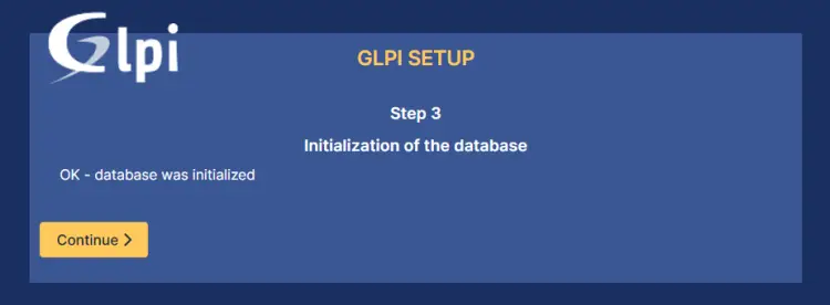 database intialization