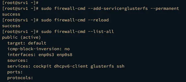 setup firewalld