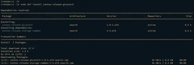 add glusterfs repository