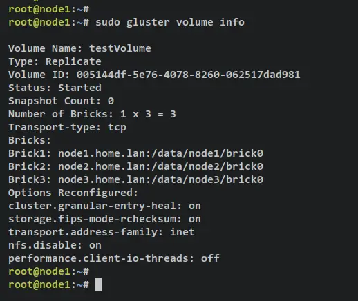 verify volume